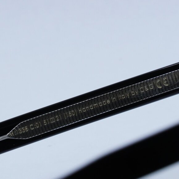 🕶️ New Cutler and Gross CG1338S 001 Sunglasses - Black Frame, Grey Lenses - Picture 8 of 9